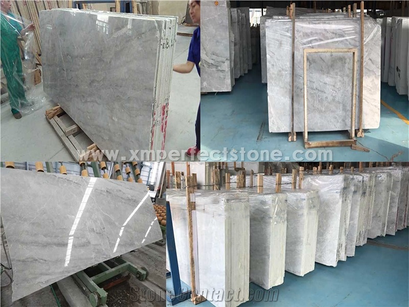 China Abba Grey Marble Slabs / Marble Steps / Competitive Marble Slab Tile / 12x12 ,24x24 Marble Floor Tiles