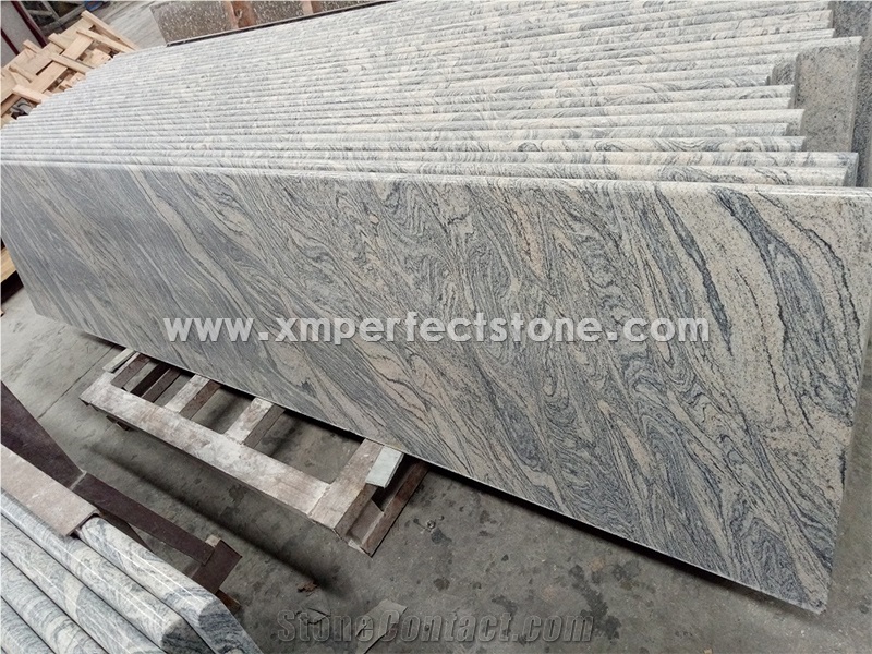 China Juparana Grey Granite Prefab/Polished Juparana Granite Prefab/Kitchen Prefab Granite