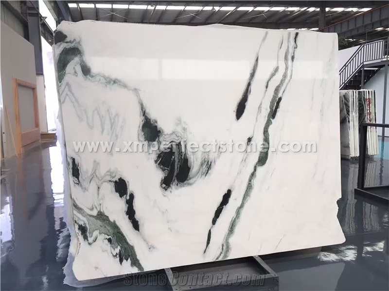 China Panda White Slabs/Black and White Multicolor Marble/Panda White Marble