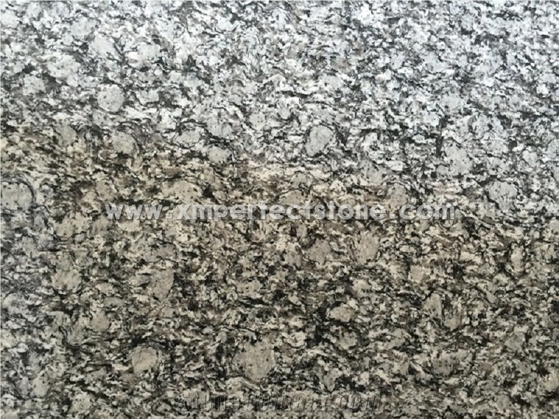 China Spray White Granite Slabs 1.8/ 2 /3 cm / G423 Sea Wave Spray White Granite / Granite Cut-To-Size 600x300