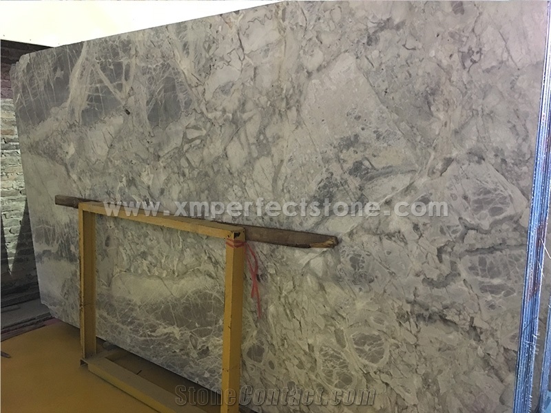 Chinese New Blue Marble / Polished Marble Slabs Prices / 1.8cm Thick Big Slabs / Floor Wall Cladding Marble