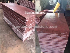 Chinese Quarry New Red Granite Price / Granite Paving Sealer / Outdoor Paving Tiles / Curb Granite / Mushroom Stone for Wall Tiles / Exterior Tile for Driveway Decorative / Quarry Tiles for Sale