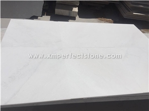Chinese Snow White Marble Tiles/1cm Snowflakes White Marble Cut to Size/Polished Crystal White Marble for Wall