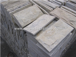 Chinese Yellow Slate Mushroom Stone/Rusty Slate Mushroom Tiles/Mushroom Slate from China
