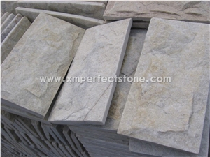 Chinese Yellow Slate Mushroom Stone/Rusty Slate Mushroom Tiles/Mushroom Slate from China