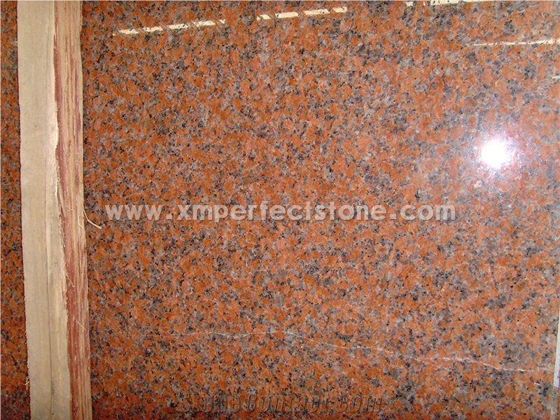 Chpeap Maple Red G652 Granite / G562 Granite Slabs / Red Granite for Kitchen Countertop
