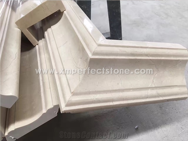 Crema Marfil Wall Covering, Skirting, Flooring Molding & Border,Outdoor and Indoor Decoration, Own Quarry, Manufacturer, Natural Building Stone