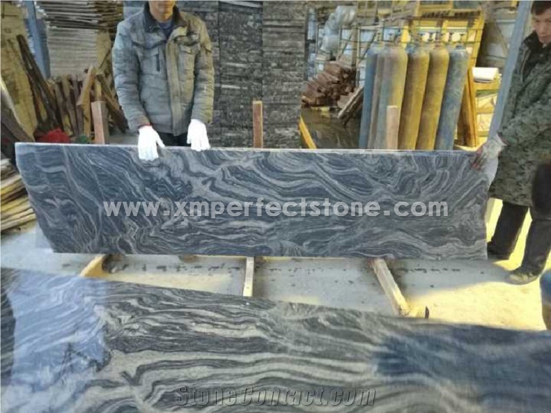 Grey Granite China Juparana / Juparana Colombo Granite Small Slabs / Lobby Marble Flooring Design / Juparana Countertops Kitchen