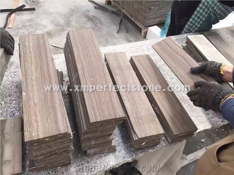 Royal Wood Grain Marble Slabs&Tils/Polished Coffee Wood Marble/Wood Brown Marble Slab
