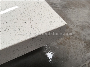 White Quartz Stone Countertop/White Quartz Kitchen Counter Top/Quartz Countertop