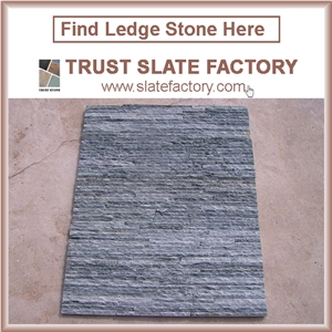 Black Stacked Stone Veneer,Thin Stone Veneer For Wall Decorative