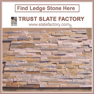 Natural Stone Ledger Panel,Slate Stacked Stone Panel,Wall Slate Veneer