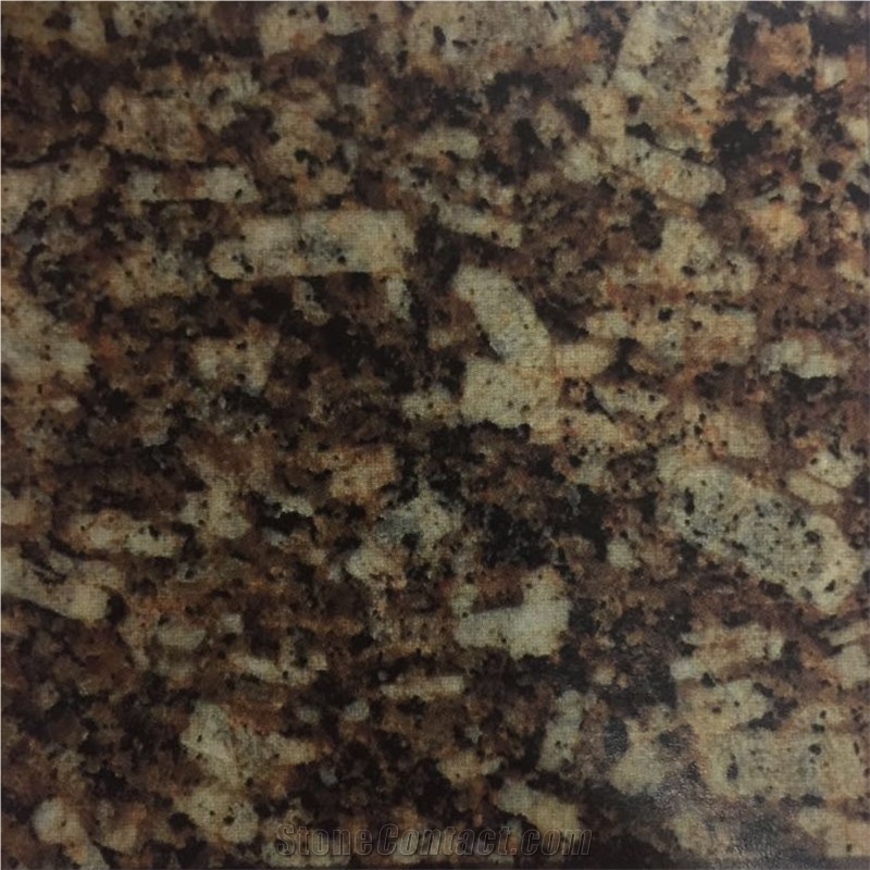 Amendoa Granite Slabs Tiles, Brazil Yellow Granite