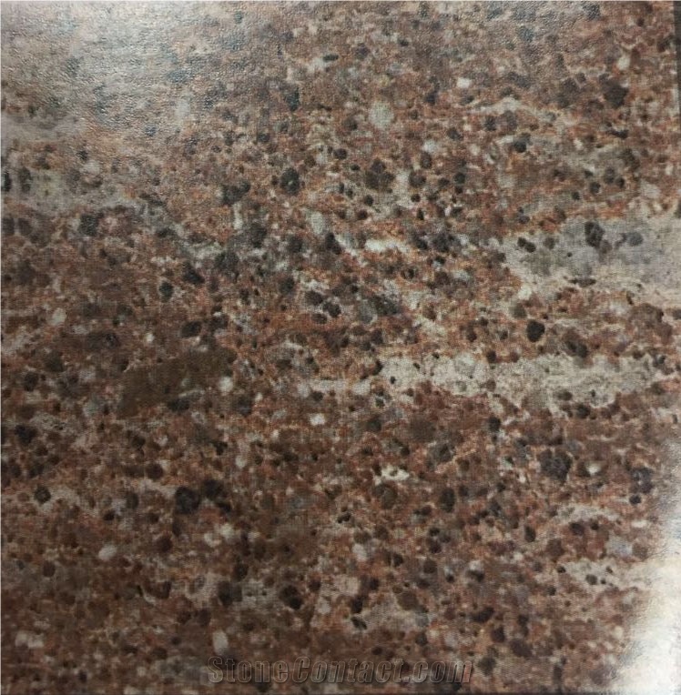 Porfido Diaz Granite Slabs & Tiles, China Brown Granite