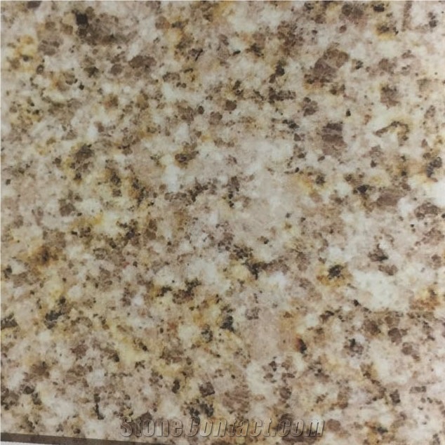 Shandong Rust Yellow Granite Slabs Tiles