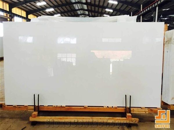 Nano White Artificial Marble Stone Exporter Crystallized Glass
