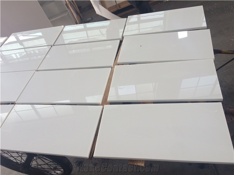 Factory Direct Sell Nano Stone Pure White Nano 3 Artificial Stone Nano Crystallized Stone Tile 30x30 30x60