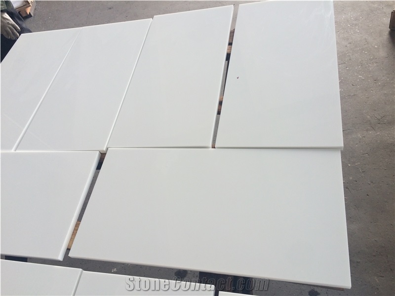 Factory Direct Sell Nano Stone Pure White Nano 3 Artificial Stone Nano Crystallized Stone Tile 30x30 30x60