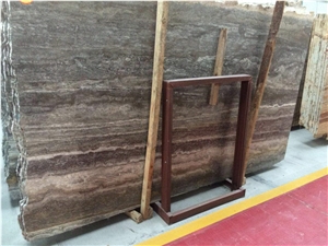 Better Prices Polished Stock Iran Silver Travertine Stone Slabs for Sale