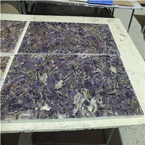Amethyst Quartz Stone Purple Agate Stone Floor Tile Lilac Agate Stone Tile