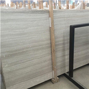 Cheapest White Serpegiante Marble 2cm Slabs Guizhou Wood Vein Marble