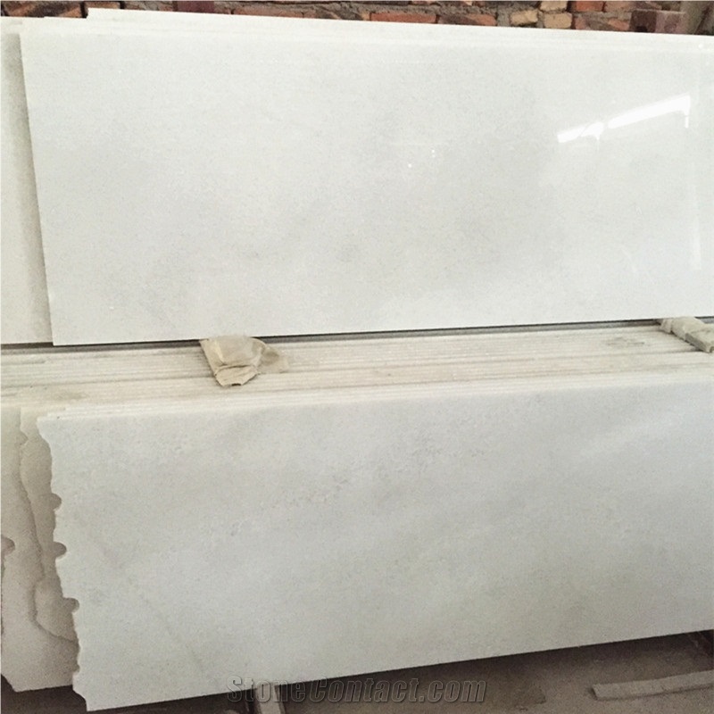 China Absolute White Marble Cheap Price for Floor and Wall Tile