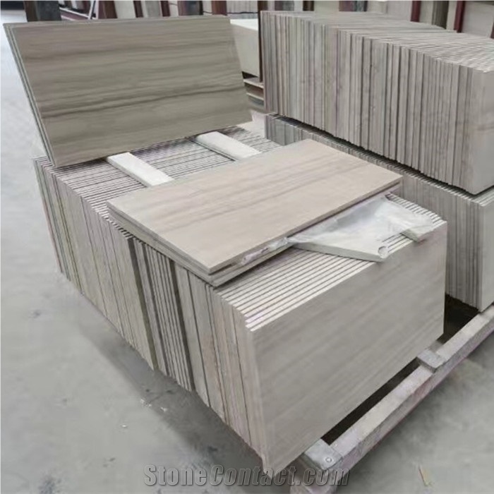 Chinese Athens Wood Vein Marble Athens Gray Wood Grain Marble Tile
