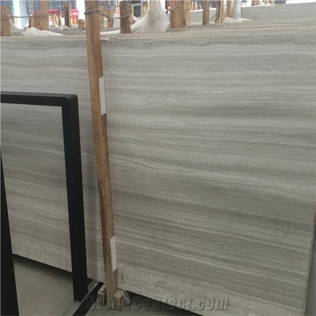 Guizhou Wooden Grain Marble Guizhou Wood Vein Marble Big Slabs, China White Marble