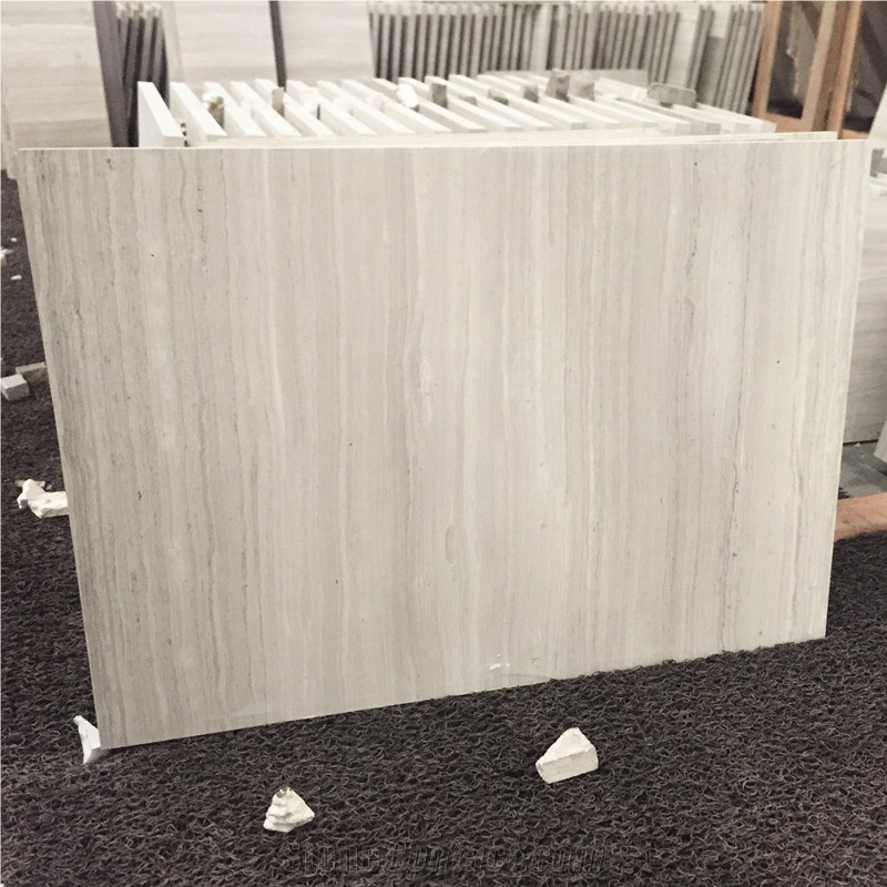 High Polished Cheap Price White Serpegiante Marble Tile White Wooden Marble Floor Tile