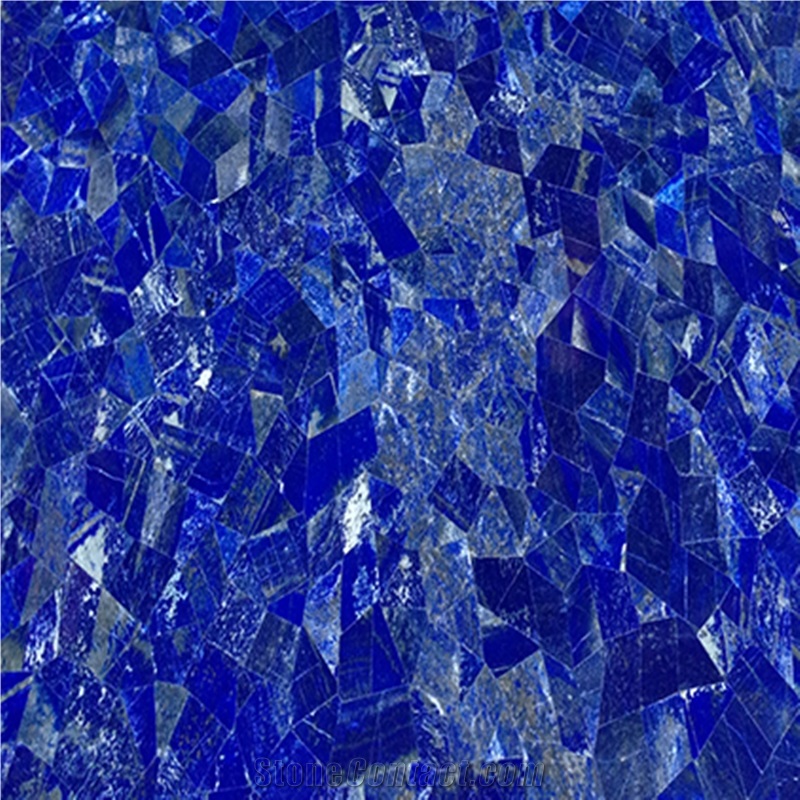 Luxurious Blue Color Natural Stone Blue Sodalite Gemstone Semiprecious Stone