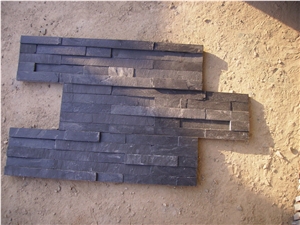 Black Slate Culture Stone, Wall Cladding and Stone Wall Decor, Ledgestone