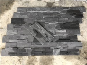 Black Slate Wallstone, Ledgstone and Wall Cladding , Stacked Stone Veneer