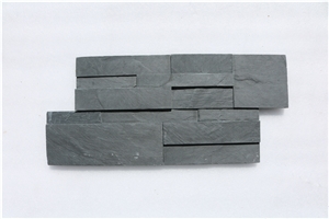 Black Slate Wallstone, Ledgstone and Wall Cladding , Stacked Stone Veneer