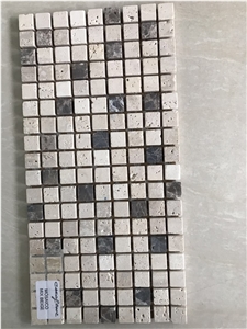 Brick Mosaic Tile, Mix Material Mosaic Tile, Marble and Glass Mosaic Tile