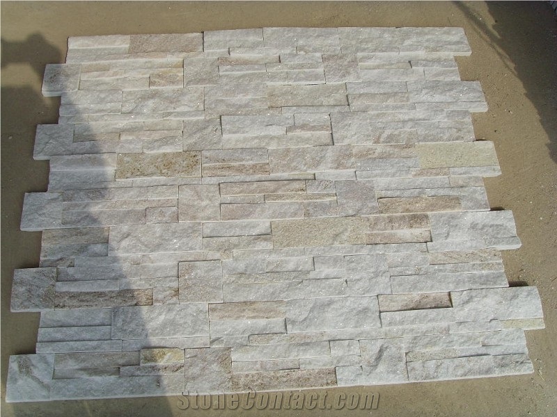 Gold Line Wooden Ledge Stone/Stone Wall Cladding/Stone Wall Decor/Thin Stone Veneer/Manufactured Stone Veneer/Feature Wall/Split Face Culture Stone/Stone Wall Cladding