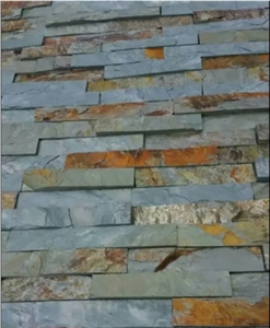 Green Rusty Slate Culture Stone/Stone Wall Cladding/Ledge Stone/Stone Wall Decor/Thin Stone Veneer/Split Face Culture Stone/Feature Wall/Thin Stone Veneer