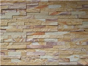 Mixcolor Sandstone Culture Stone, Sandstone Wallstone, Wall Cladding