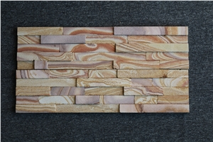 Mixcolor Sandstone Wallstone, Mixcolor Sandstone Culture Stone, Wall Decor and Cladding , Loose Stone, Stacked Stone Veneer Stone, Exposed Wallstone