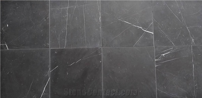 Nero Marquina Marble Tile, Slab, Marble Skirting Tile, Honed and Polished Tile