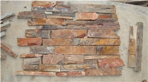 Red Quartzite Cultured Stone ,Wall Cladding /Ledge Stone / Veneer Stone / Thin Stone Veneer / Quartzite Cultured Stone