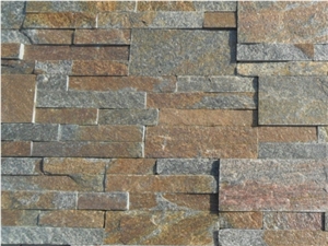 Rusty Quartzite Culture Stone/Stone Wall Cladding/Ledge Stone/Thin Stone Veneer/Stone Wall Cladding/Feature Wall/Split Face Culture Stone/Manufactured Stone Veneer/