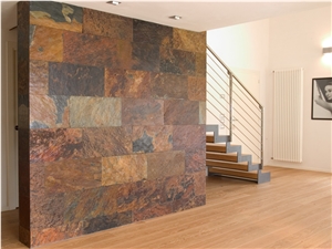 Slate Tile, Slate Wall and Flooring Tile, Red Slate, Black Slate, Green Slat, Rusty Slate Tile Etc