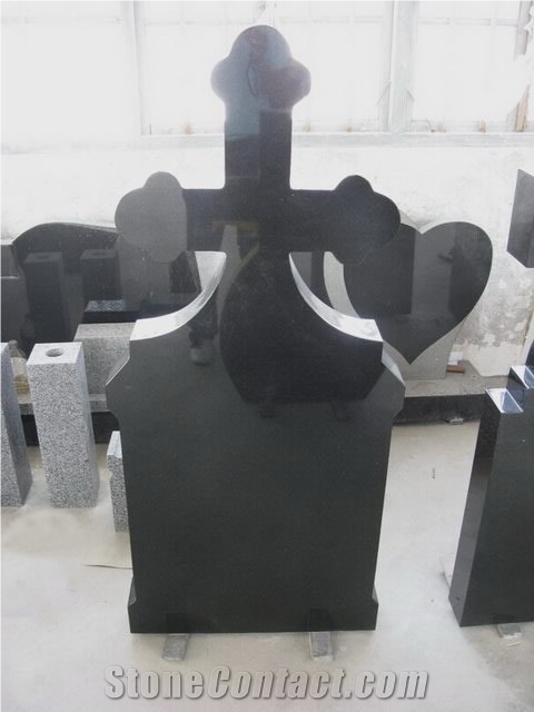 Spain Style Tombstone,Granite Monument & Tombstone,Western Style Monuments/ Upright Monuments/ Western Style Tombstones/ Single Monuments/ Gravestone , Vase and Lamp