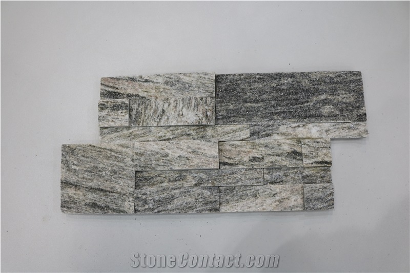 White Wooden Quartzite Stone Wall Cladding/Ledge Stone/Thin Stone Veneer/Split Face Culture Stone/Thin Stone Veneer/Manufactured Stone Veneer/Ledge Stone/Stone Wall Decor/Manufactured Stone Veneer