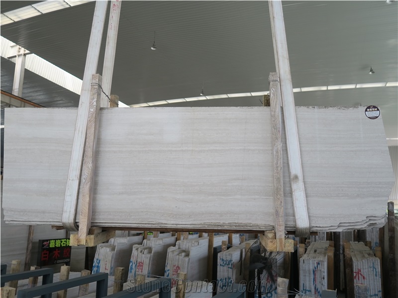 China Light Grey Wood Marble Quarry Owner Marble Slab Big Slab Silk Georgette Light Grey Wood Grain Vein Marble Floor Tile