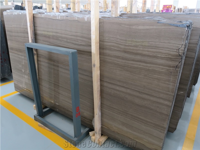 China Supplier Wooden Marble Quarry Owner Coffee Brown Wooden Marble Slabs Tiles a Grade Quality China Brown Wood Marble Slab,Tiles.Polished Honed