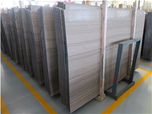 China Supplier Wooden Marble Quarry Owner New Athens Grey Wooden Marble Slabs Tiles.Polished & Honed Wood Natural Marble Veins Cut Slabs Tiles