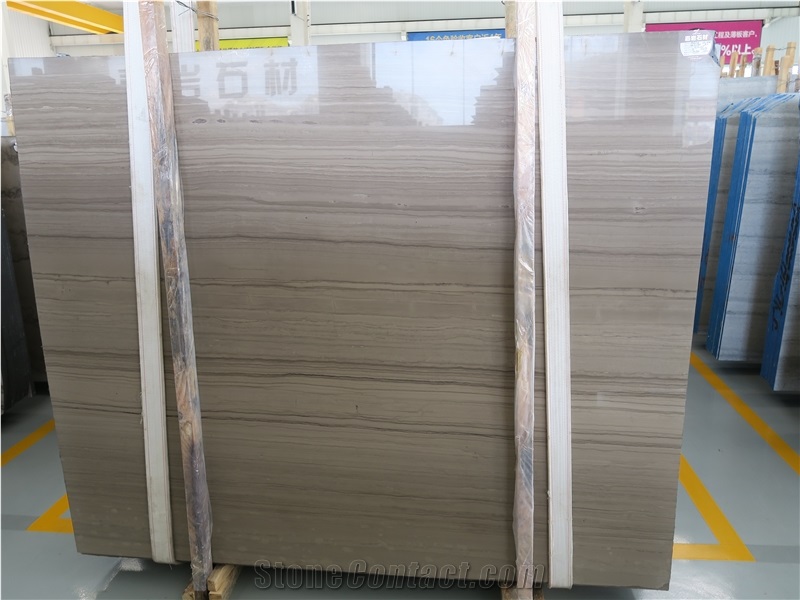 China Wood Marble Quarry Owner/New Athens Gray Wood Marble Slabs/Tiles,Polished Honed Brown Marble Slab,Grey Serpeggiante Marble