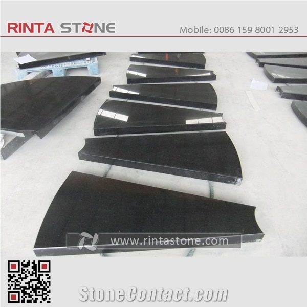 Shanxi Black Granite Slab Tile Thin Tiles