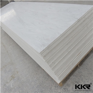 Building Material Modified Acrylic Solid Surface Slab Kkr,Stain-Resistant Customized Design Solid Surface Sheet